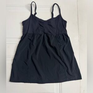 Athleta Womens Size Small Built In Bra Black Flowy Tank Top Athletic
